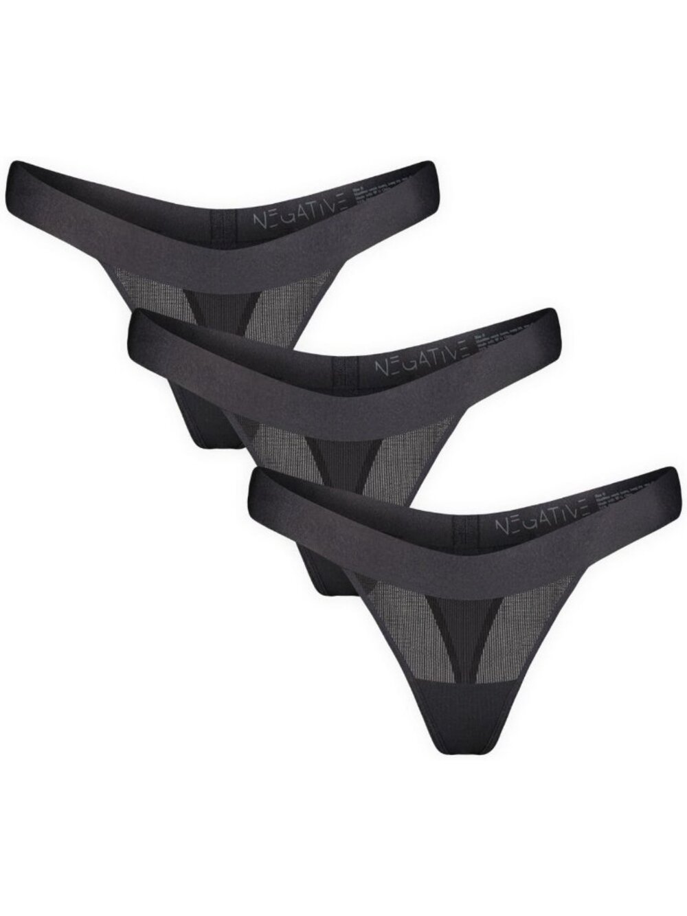 Sieve Thongs for Women - Minimal Cut, Comfortable Fit, 3 Pack of Stylish